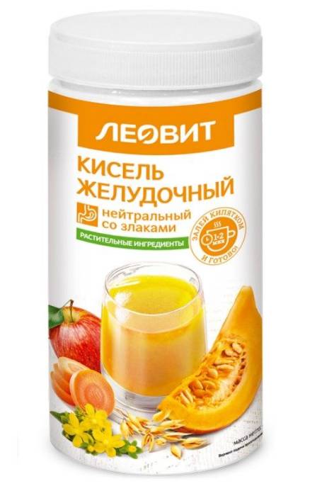 Кисель желудочный нейтральный Леовит банка 400г
