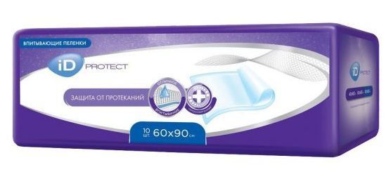 Пеленки впитывающие для взрослых ID Айди 60 на 90 10шт