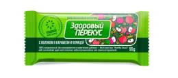 Батончик Здоровый перекус с Яблоком в карамели и корицей 55г