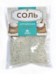 Соль алтайских озер пищевая 500 г