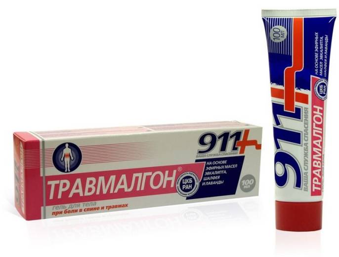 911 Травмалгон гель для тела 100 мл