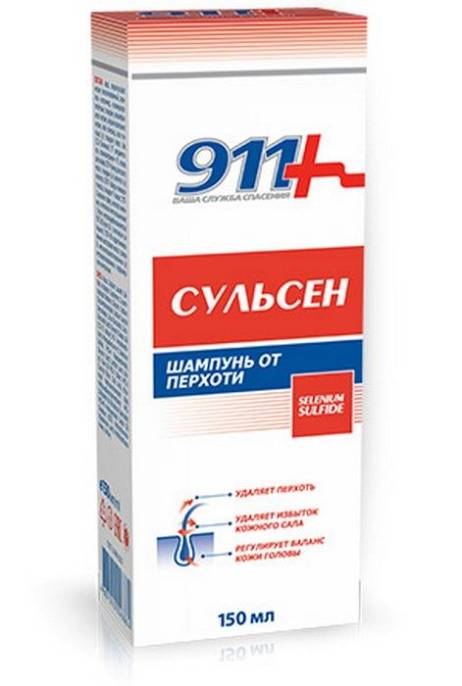 911 СУЛЬСЕН Шампунь от перхоти 150мл