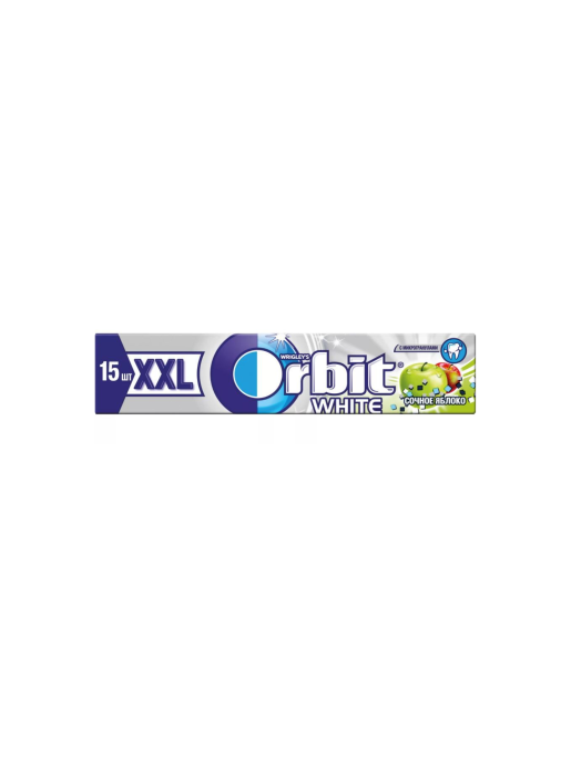 Жевательная резинка Орбит белоснежный сочное яблоко xxl №15