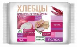 ЕШЬ ЗДОРОВО Хлебцы амарантовые с топинамбуром и луком 100г