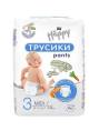 Подгузники Bella Happy ТРУСИКИ Midi от 6 до 11кг 14шт
