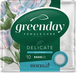 Прокладки GREEN DAY Ultra Normal Dry DELICATE 10 шт