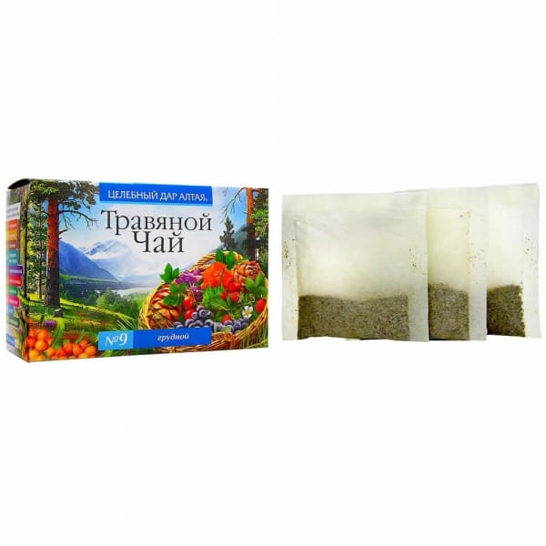 Травяной чай - сбор №9 «Грудной», 20 ф.п.