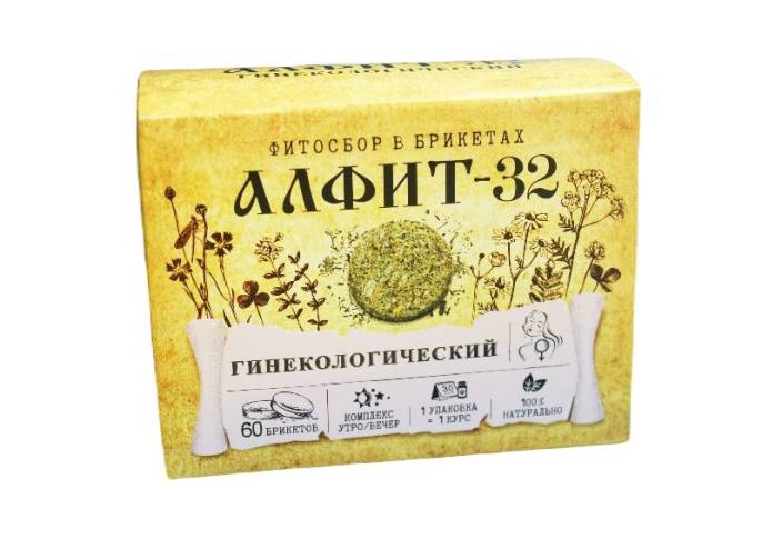 Алфит 32 гинекологический 60 брикетов