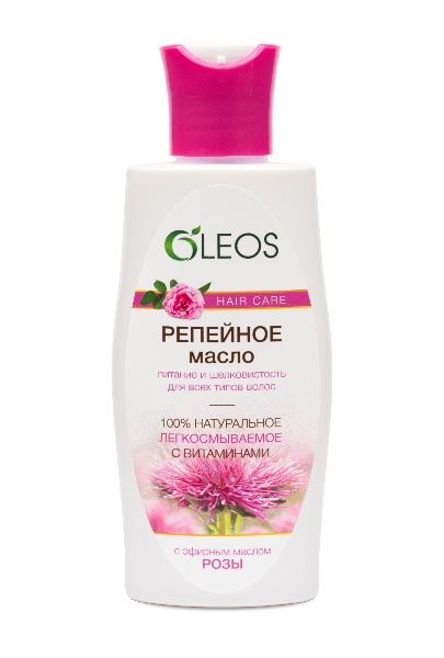 OLEOS Репейное масло с эфирным маслом Розы 125мл