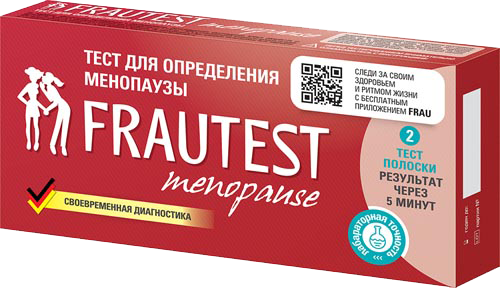Тест Фраутест для определения менопаузы 2 тест полоски