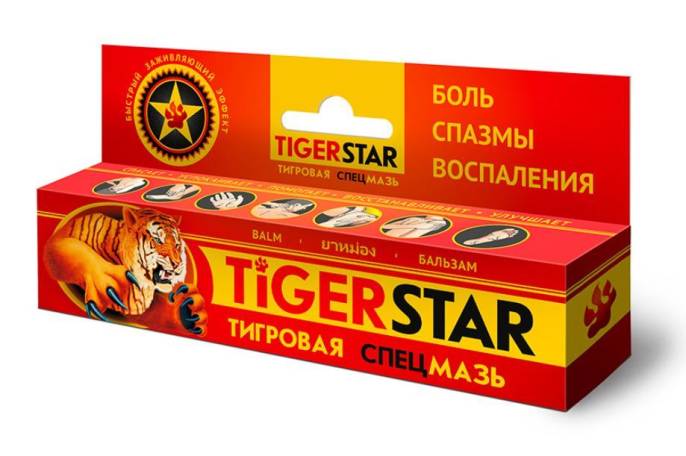 Tigerstar тигровая спецмазь 45мл