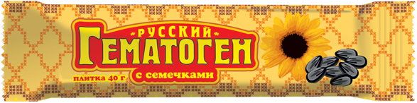 Гематоген русский с семечками 40 г 10 шт