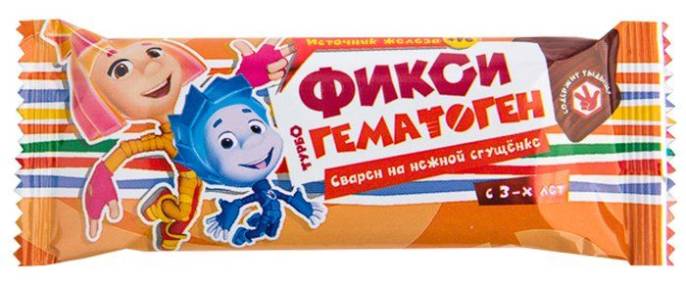 Гематоген детский Турбо Фиксик 35г 10 шт