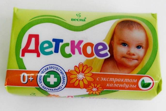Весна Мыло Детское Календула 0 90г