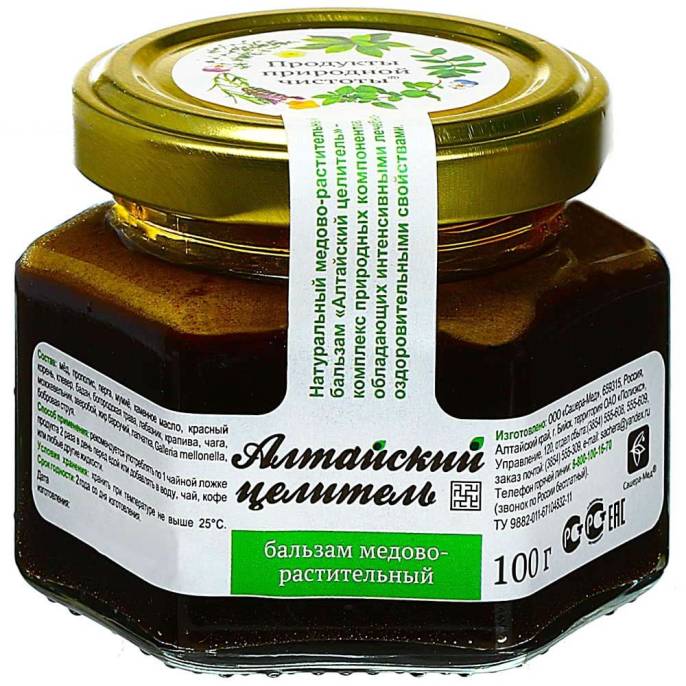 Бальзам «Алтайский целитель» восстанавливающий, 100 гр.