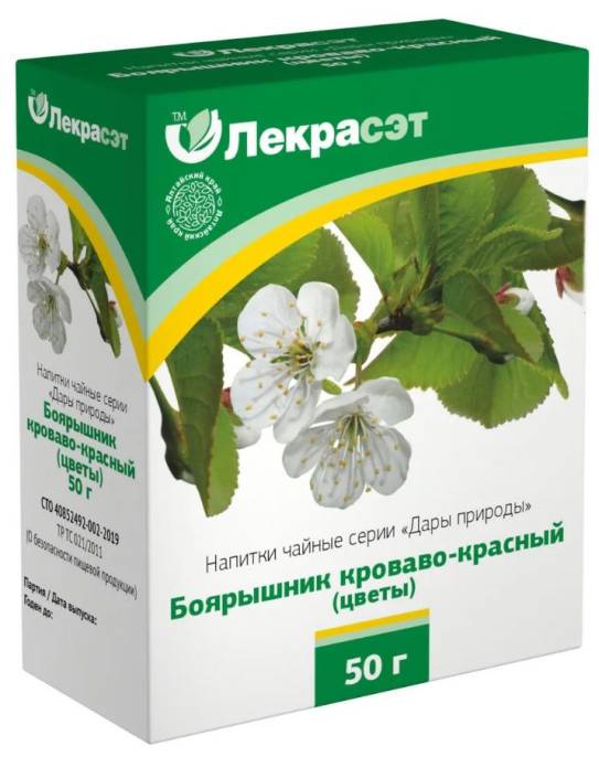 Боярышник кроваво красный цветы Лекра Сэт 50г