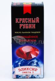 Масло льняное Красный рубин 200мл