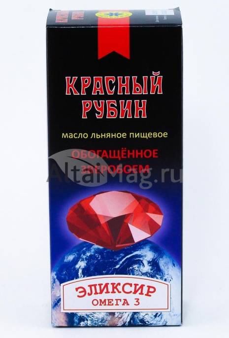 Масло льняное Красный рубин 200мл