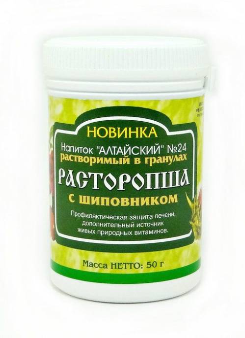 Расторопша с шиповником чайный напиток Алтайский №24 50г