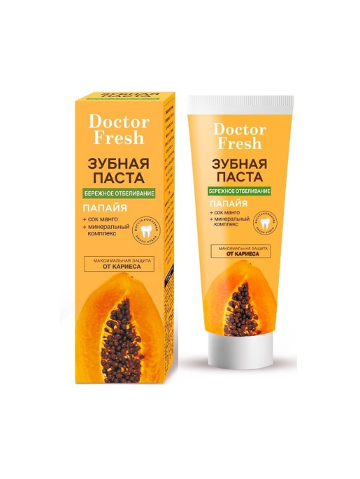 Зубная паста Doctor Fresh Бережное отбеливание 75мл