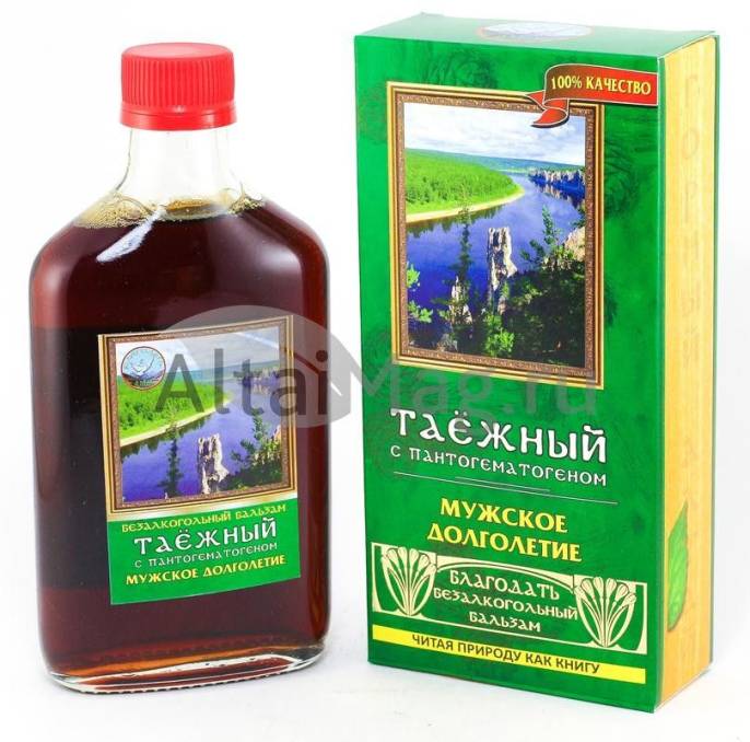 Бальзам Таежный с пантогематогеном 250мл