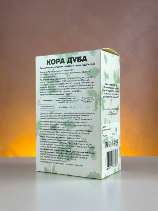 Кора дуба АлтайМаг 50г