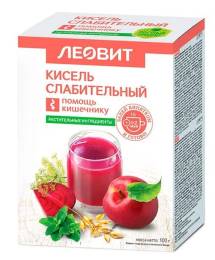 Кисель слабительный Леовит 5 пакетиков по 20г