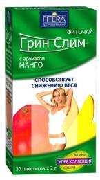 Фиточай Грин Слим с манго 30 пакетиков по 2г
