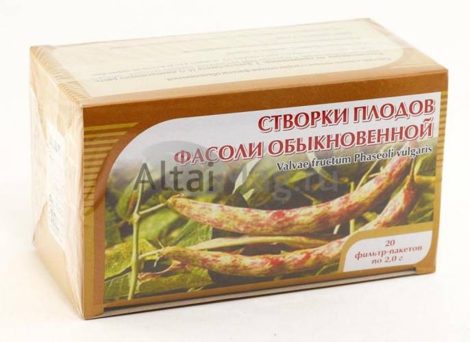 Створки фасоли для диабетиков 20 пакетиков