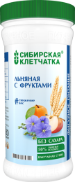 Клетчатка Льняная Сибирская Фрукты банка 280 г