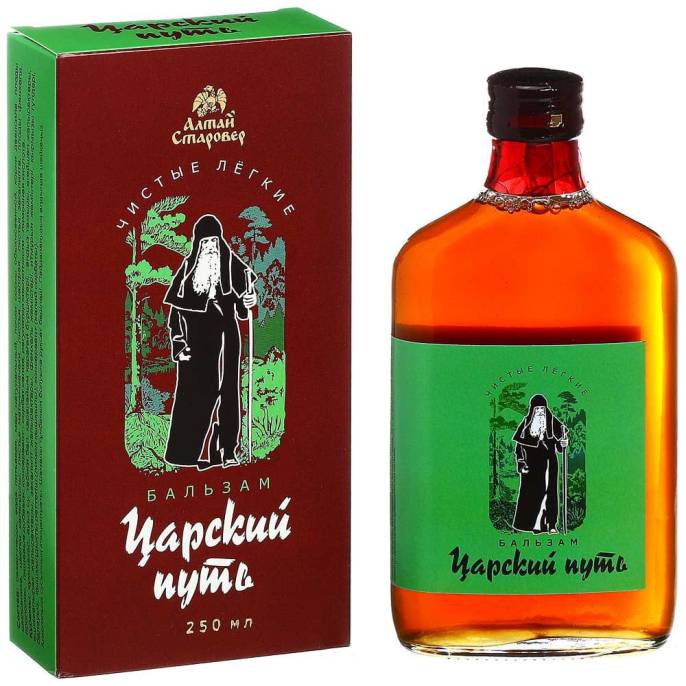 Бальзам на меду «Царский путь: Бронхо+», 250 мл.