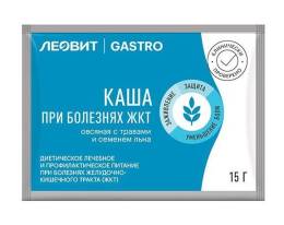 Каша овсяная Gastro с травами и семенем льна Леовит 15г
