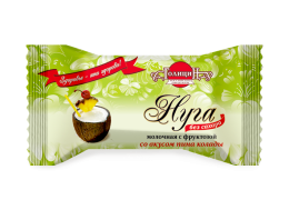 Конфеты Нуга молочная со вкусом Пина колады с фруктозой 180 г