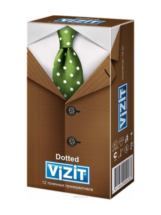 Презервативы VIZIT Dotted Точечные 12 шт