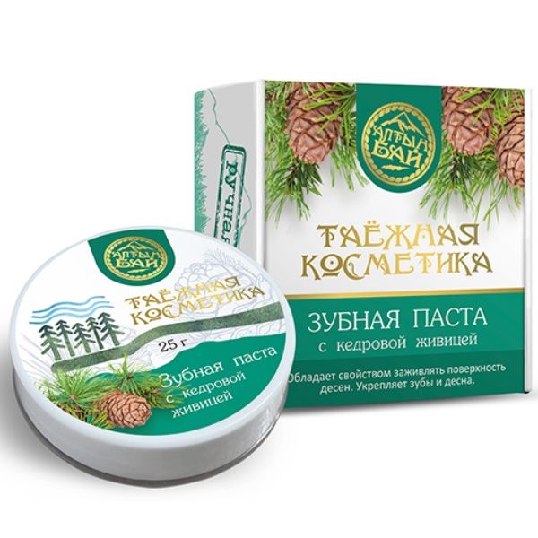 АЛТЫНБАЙ Зубная паста С кедровой живицей 25г
