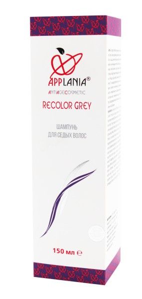 Applania Шампунь оттеночный натуральный Recolor Grey 150мл