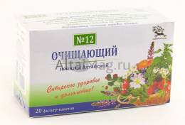 Очищающий чайный напиток Алтайский 12 20 пакетиков