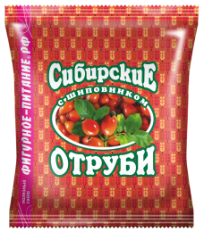 Отруби Пшеничные Сибирские Шиповник 200г