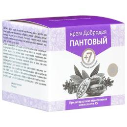 Крем пантовый «Добродея +7», 25 мл.