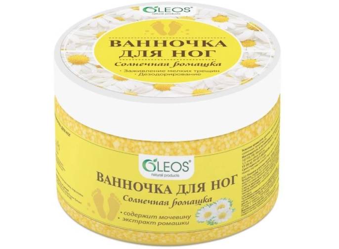 OLEOS Ванночка для ног Солнечная ромашка 220г
