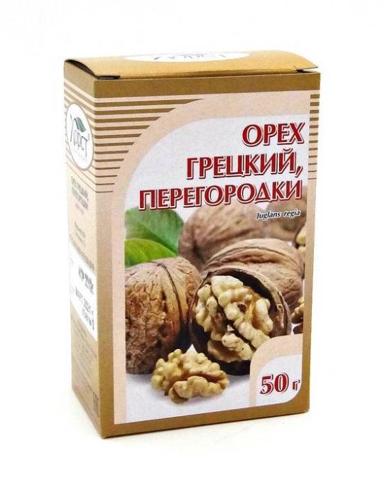 Грецкий орех перегородки 50г