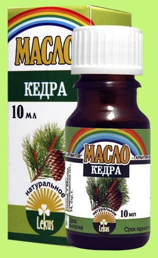 Эфирное масло кедр 10мл