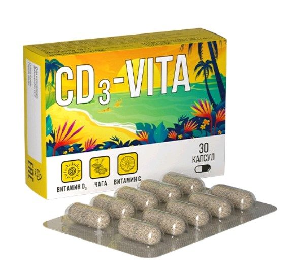 Витаминный комплекс CD VITA Д3 С Чага 30 капс