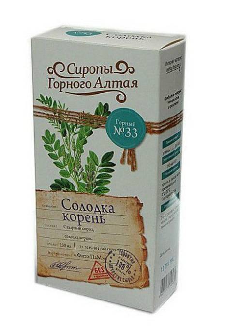 Сироп Горный №33 Солодка 250мл