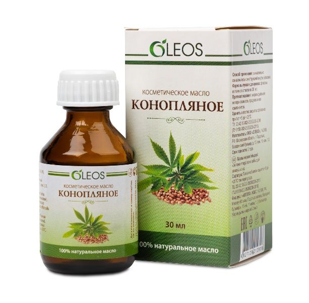 OLEOS Косметическое масло Конопляное 30мл