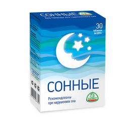 Сонные травы 30 таблеток