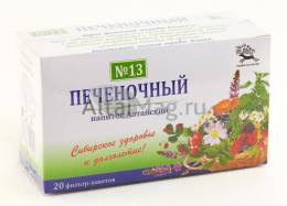 Печеночный чайный напиток Алтайский 13 20 пакетиков