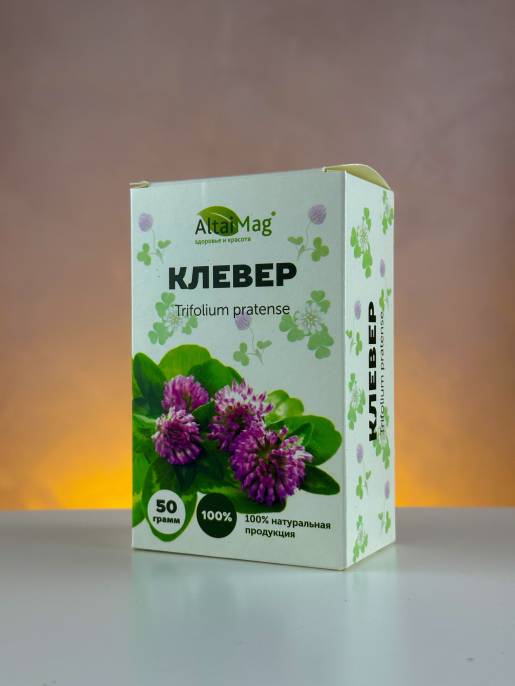 Клевер луговой побеги с цветками 50 г
