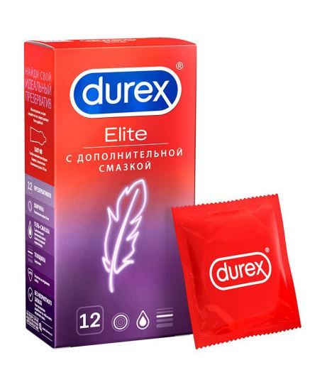 Презервативы Durex Elite сверхтонкие 12 шт