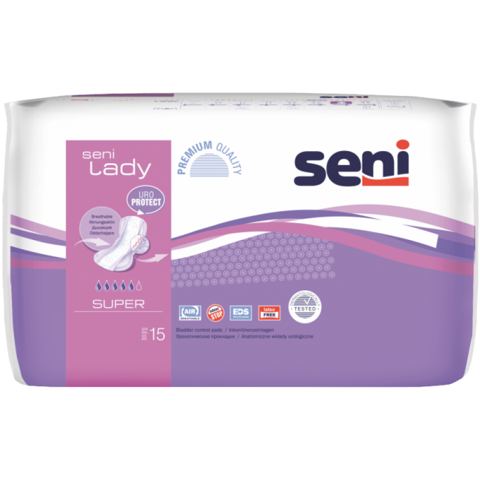 Прокладки урологические Bella Seni Lady Супер 15шт